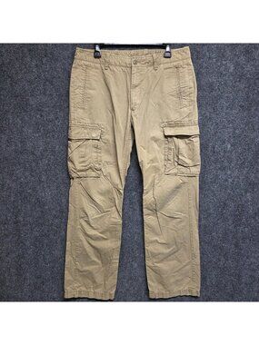 Gap Pants Men 32x30 Brown The Cargo Relaxed Fit Y2k Streetwear Casual